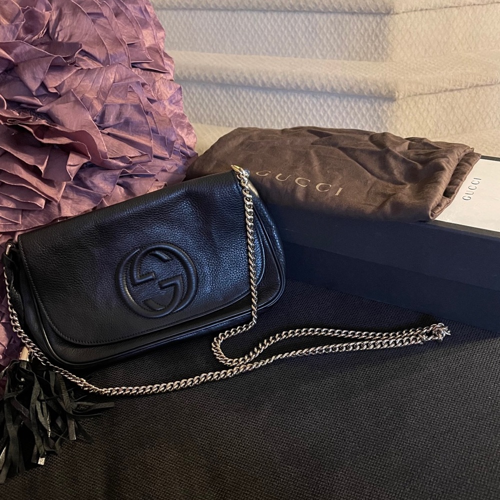 Black Gucci Soho Crossbody Bag